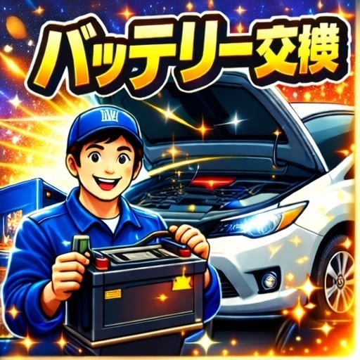 新品　バッテリー　交換