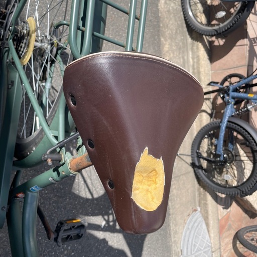 中古自転車27インチasahi
