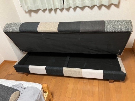 収納付きソファーベッド（シングル）