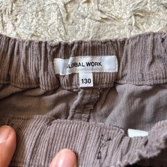 グローバルワーク　キッズ　130 コーデュロイパンツの画像