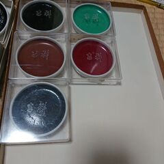 顔彩  絵の具の画像