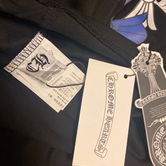 新品 CHロングTシャツ 長袖 マルチカラークロス TYPEｰE ホースシュー ブラック  Ⓜ️サイズ　値引き不可の画像