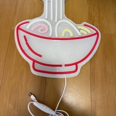 ラーメン　ネオンライトの画像