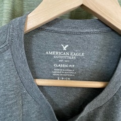 AMERICAN EAGLE Tシャツ S グレー アメリカンイーグル 半袖の画像
