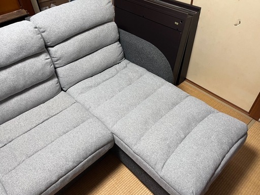 3人掛けソファ（オットマン付き）