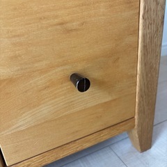 天然木　無垢材　テレビボードの画像