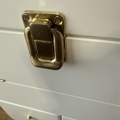 コンパクトメイクボックス 三面鏡  ホワイトの画像