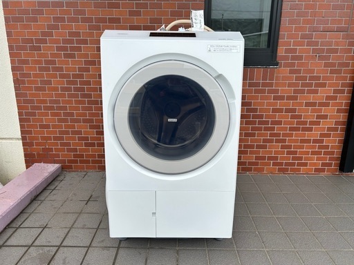 高年式 美品 2025年製 BD-STX130KL ドラム式洗濯機 固定用ボルト付属  94L