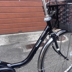 Panasonic 電動アシスト自転車 ブラックの画像