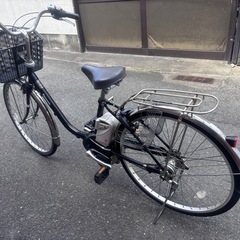 Panasonic 電動アシスト自転車 ブラックの画像