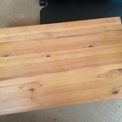 【無印良品】パイン材テーブル・折りたたみ式の画像