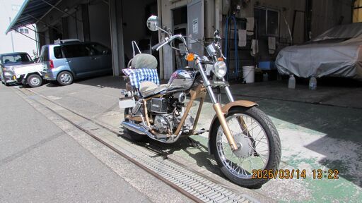懐かしいホンダジャズ５０ｃｃバイク今も乗っています