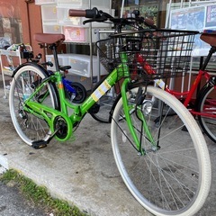 【自転車】【折り畳み】【26インチ】【管理番号11403】Sの画像