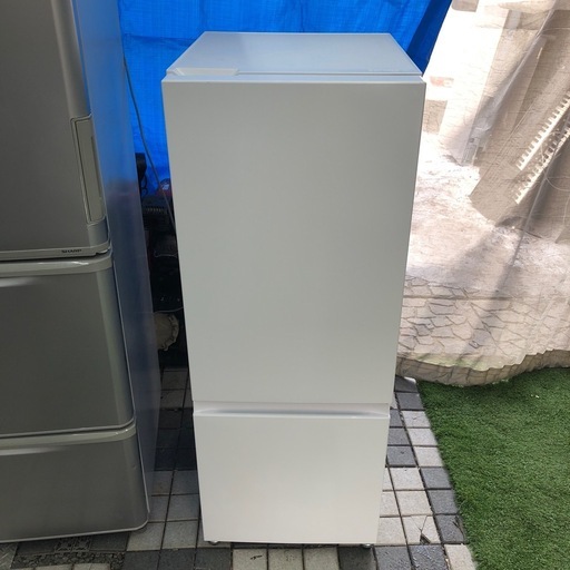 2022年製　ハイセンス　2ドアノンフロン冷凍冷蔵庫　162L  AT-RF160-WH  RZ