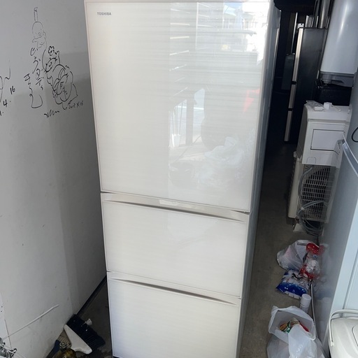 ⭐︎東芝 ベジータ 330L 3ドア 冷蔵庫 GR-M33SXV(ZC) 自動製氷