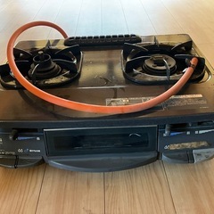 洗濯機とガスコンロの画像