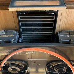 洗濯機とガスコンロの画像