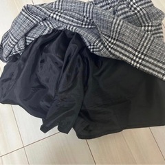 チェックスカート　キュロットスカート　チェック　かわいいの画像