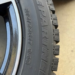 17インチスタッドレスタイヤ　ホイールセットの画像