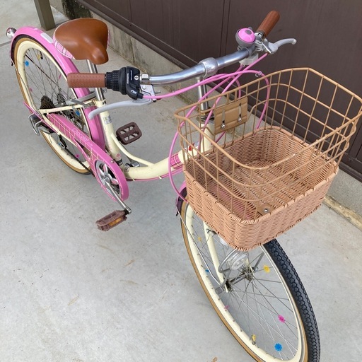 子供用自転車　サギサカ　ジュニアショコラキュート　24型（used）