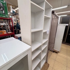 《リユースマン倉敷》オープンラック フリーラック 本棚 ホワイトの画像