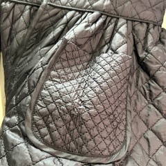 黒キルトワンピース　110〜120の画像