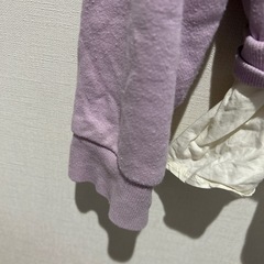 アプレ　紫トレーナー　　120の画像