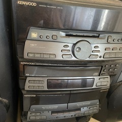 昔のケンウッドコンポの画像