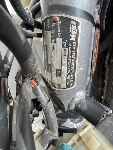 KTM LC4 400 書類有り レストアベース KTM LC4 400 書類有り レストアベース