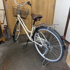 中古車　ママチャリ　LEDオートライト　6段変速　26インチ　美品の画像