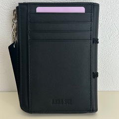 【新品タグ付き】ANNA SUI ブルーム マルチケース 刺繍 ミニウォレットの画像
