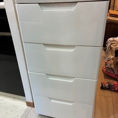 キャスター付きチェスト　4段の画像