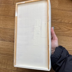 IKEAティッシュケース（竹製）の画像