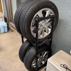 da17wエブリイワゴン純正
アルミ＆タイヤ4本の画像