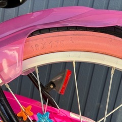 18インチ自転車ミニーマウス18ラブデコの画像