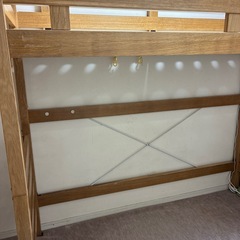 オーク材ハイベッドの画像