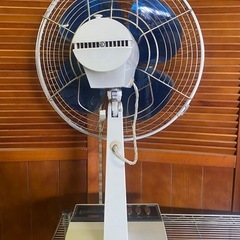 【LP】扇風機　TOSHIBA 東芝　DF-30W 昭和レトロ 動作確認済みの画像