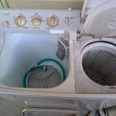 二層式洗濯機　日立PS-H45Lの画像