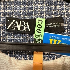 ZARA ツイードジャケットの画像