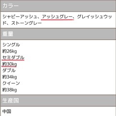 ベットフレーム セミダブル ローベッド仕様の画像