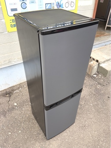 札幌市内配送可 【6ヵ月保証付き】 美品訳あり 24年製 MAXZEN マクスゼン 140L 2ドア冷蔵庫 JR142HM01 グレー