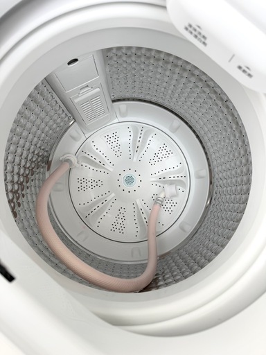 札幌市内配送可 美品 24年製 Haier ハイアール 5.5kg 全自動洗濯機 JW-U55B ホワイト