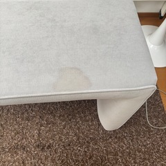 「0円 2人用ソファ オットマン付き」の画像