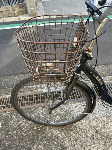 「ブリヂストン 電動アシスト自転車 アシスタ バッテリー充電器付き　修理前提