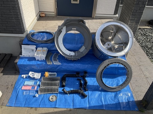 【分解洗浄済み】日立ドラム式洗濯乾燥機　らくメンテ　BD-SV120HL 購入時の価格¥250,000円