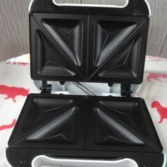 未使用保管品 フランフラン ホットサンドメーカー YHS-S680 2枚焼きダブルプレート ホワイト Francfranc キッチン家電 札幌 西岡店の画像