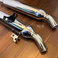 ボンネビルＴ100  空冷サイレンサー美品の画像