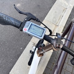 ENTREX 電動アシスト折りたたみ自転車 ホワイトの画像