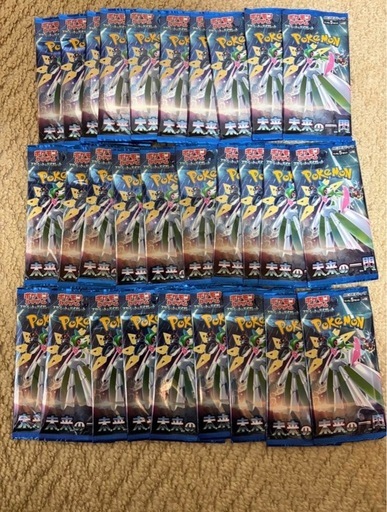 【新品未開封】ポケモンカードゲーム 未来の一閃 29パック　ポケセン購入品