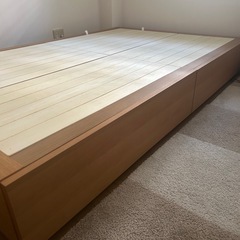 無印良品  セミダブルベットフレームの画像